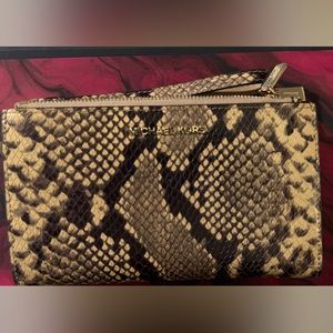 Michael Kors Wristlet/Wallet Snake Print
